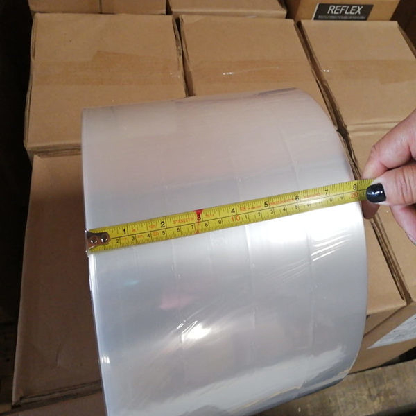 Rolka termokurczliwej folii opakowaniowej nadającej się do recyklingu 50 mm, 60 mm, 75 mm, 100 mm Mikroperforowana folia termokurczliwa z poliolefiny
